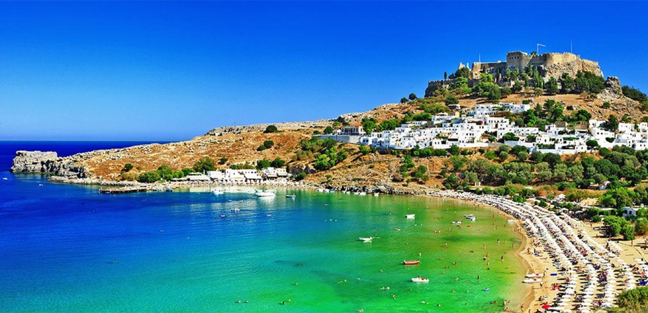 Rhodian Apartment Rhodes City Bagian luar foto